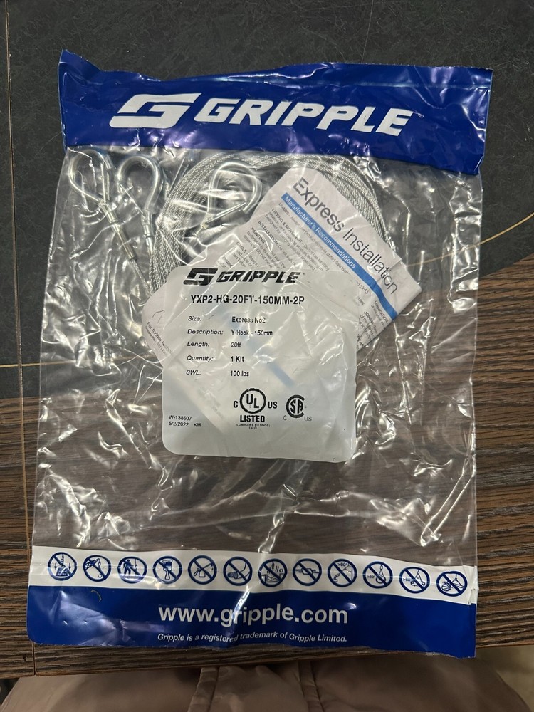 Gripple Y-Hook Express No2 YXP2-HG-20FT-150MM-2P