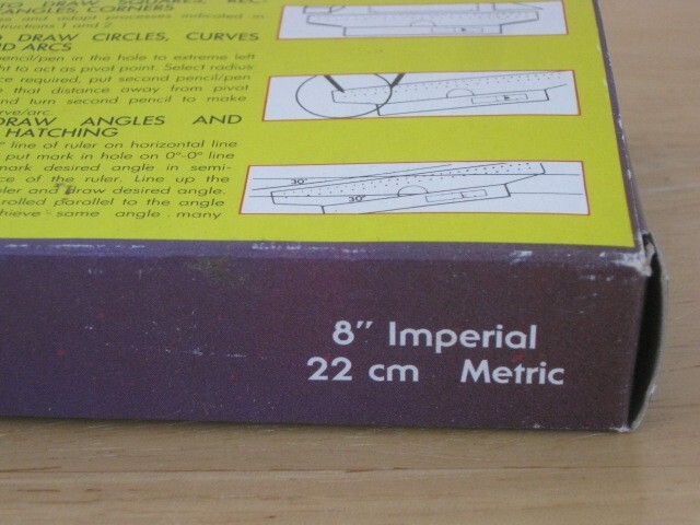 Edmark Rolling Ruler 8" with Instruction Manual