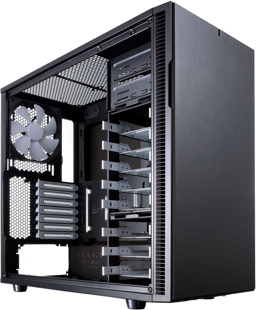Fractal Design - Define R5 Silent ATX Mid-Tower PC Case - Black