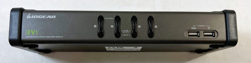 IOGEAR GCS-1764, 4 Port KVM Switch