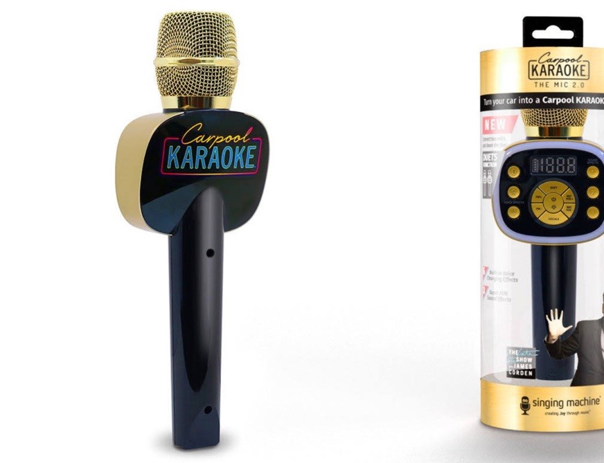 Carpool Karaoke The Mic 2.0 Singing Machine CPK565RD