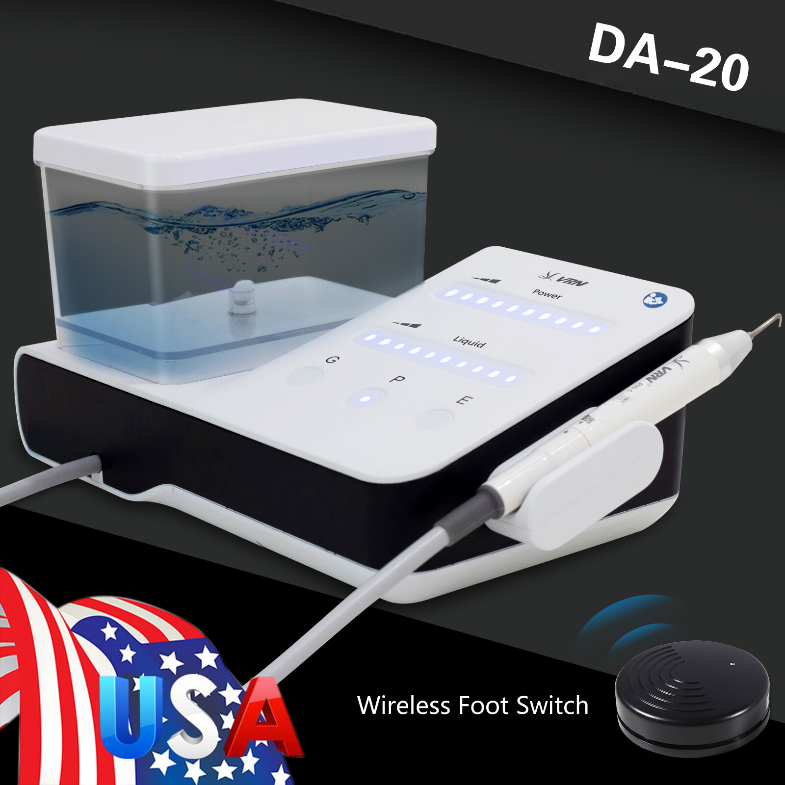 LED Dental Ultrasonic Piezo Scaler Handpiece Bottle Fit EMS Cavitron Woodpecker