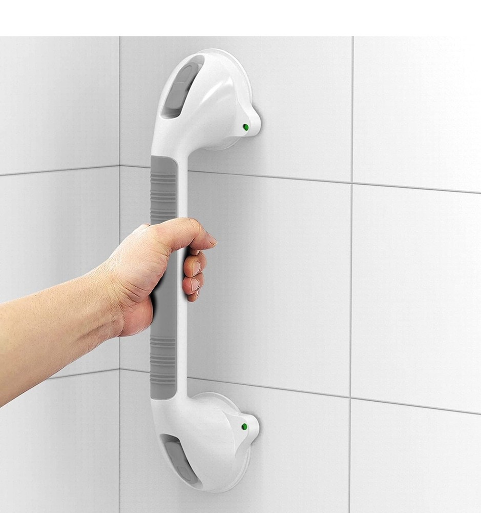 2 Ameriluck 16.5in White Suction Bath Grab Bars