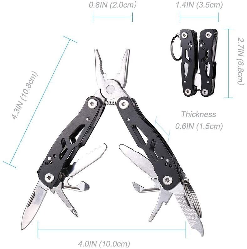 Multi Tool Knife Pliers Saw Kit Pocket Folding Multitools 14-in-1 🔥 🔥 🔥🔥 🔥