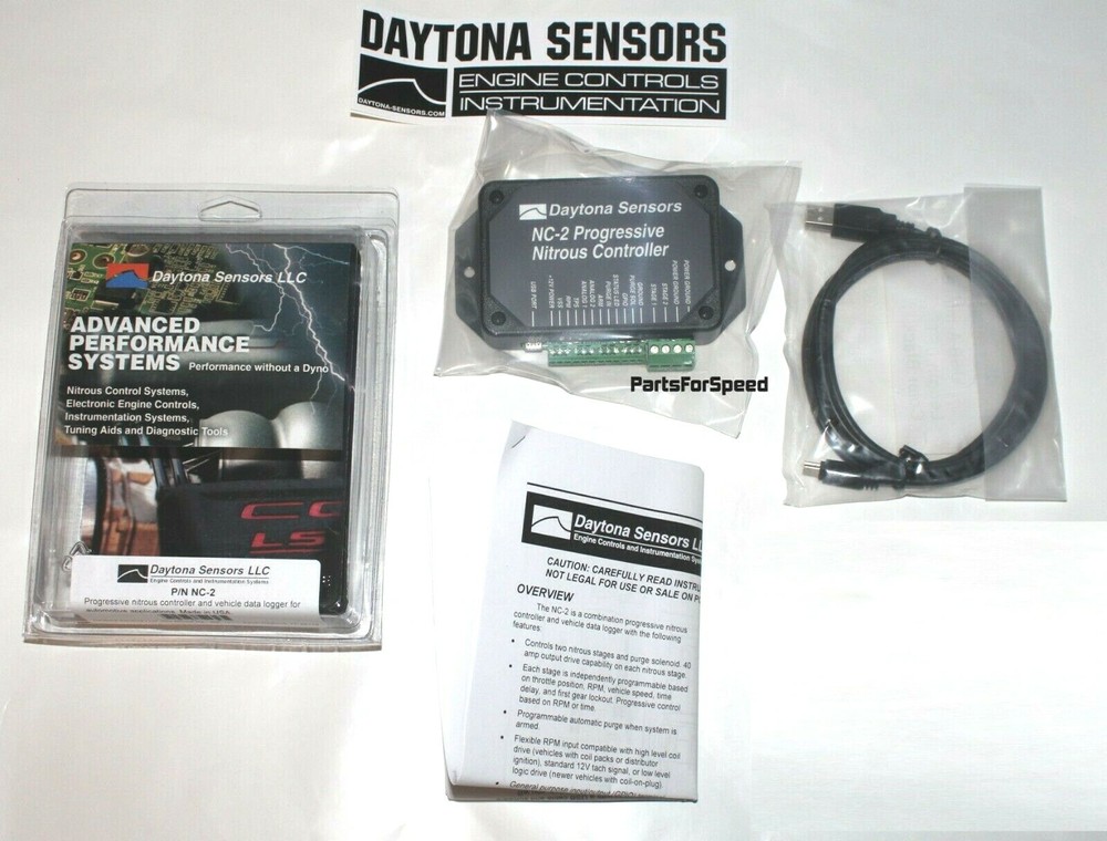 Daytona Sensors NC-2 Progressive Nitrous Controller 2 Stage, Purge, Data Log