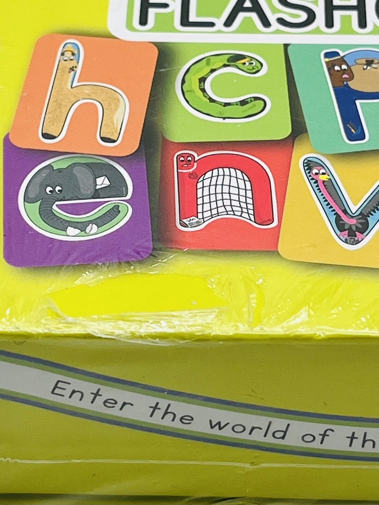Phonics Flashcards w/ Interactive Video Lessons Children Educational Reading NEW