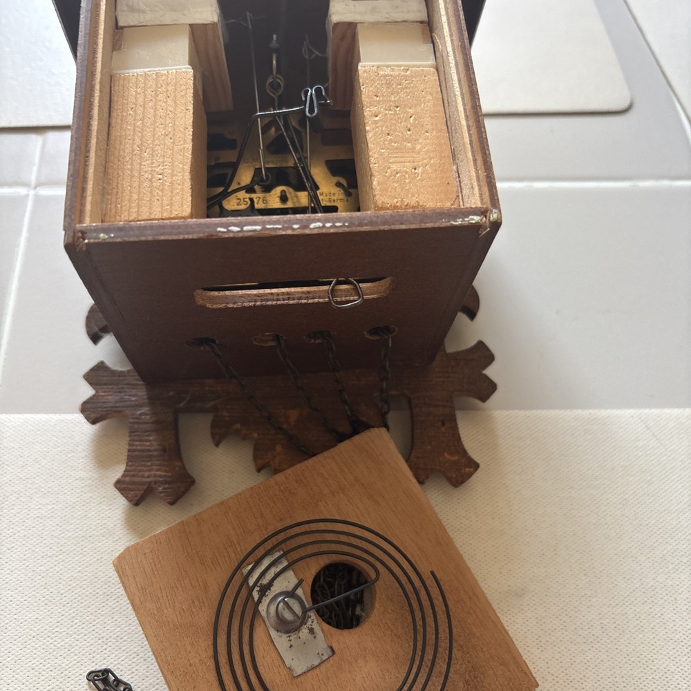 august schwer cuckoo clock - Decent Shape - Needs parts and Repairs