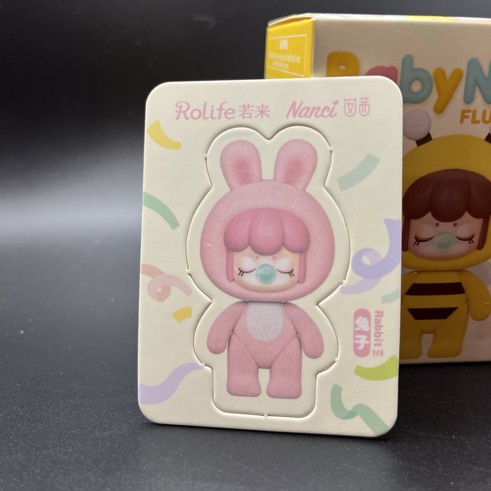 Baby Nanci Fluffy Party Pink Rabbit