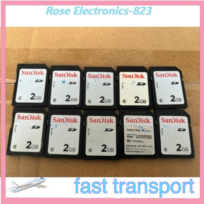 SanDisk 2GB SD Memory card 10PCS Genuine SD version） Used