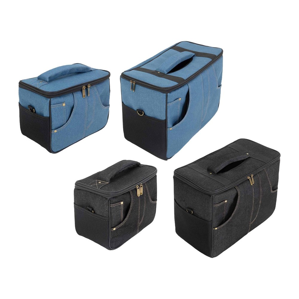 Guitar Amplifier Storage Case,Speaker Organizer Shockproof with Handle Strap