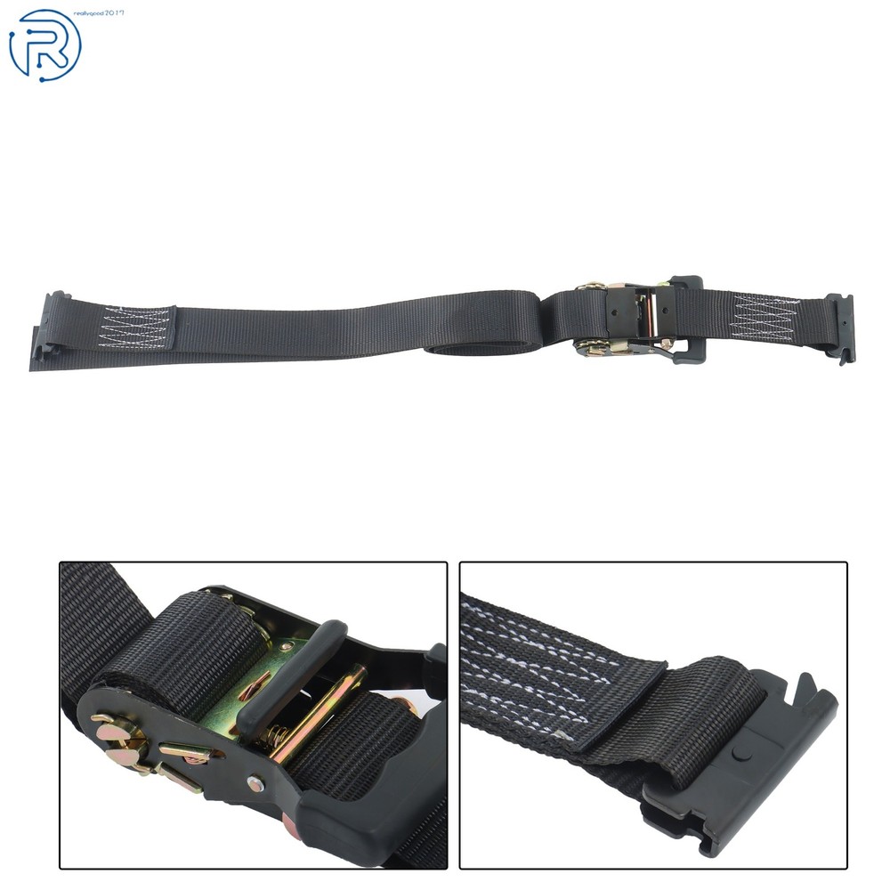 2 Pack E Track System Secure Cargo Durable For Trucks Vans 9' Ratchet Strap