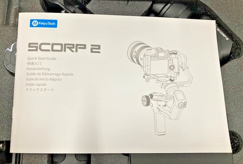 FeiyuTech SCORP 2 3-Axis Gimbal Stabilizer for Camera, AI Tracking, Bluetooth