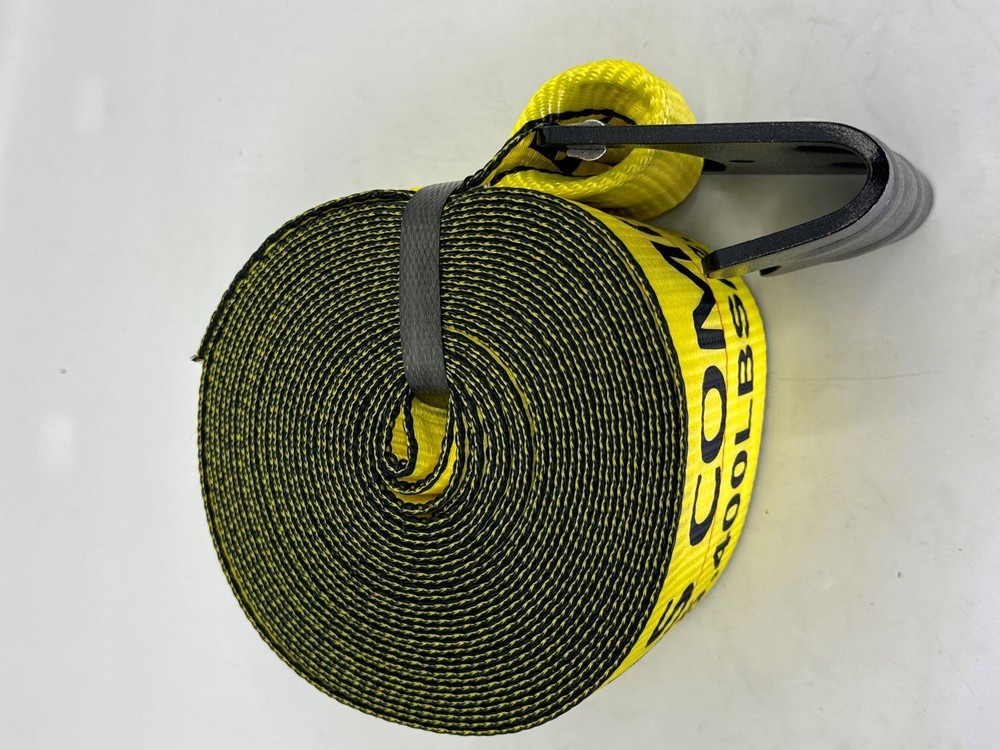 4"X30' Winch Strap with Flat Hook 4 Pack