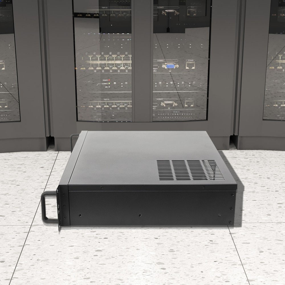 2U Network Server Rack Cabinet Chassis Rackmount Computer Case Enclosure ITX ATX