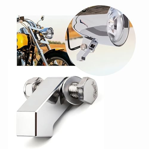 Adjustable Motorcyclel Headlight Lamp Mount Bracket Motorbike Head Light