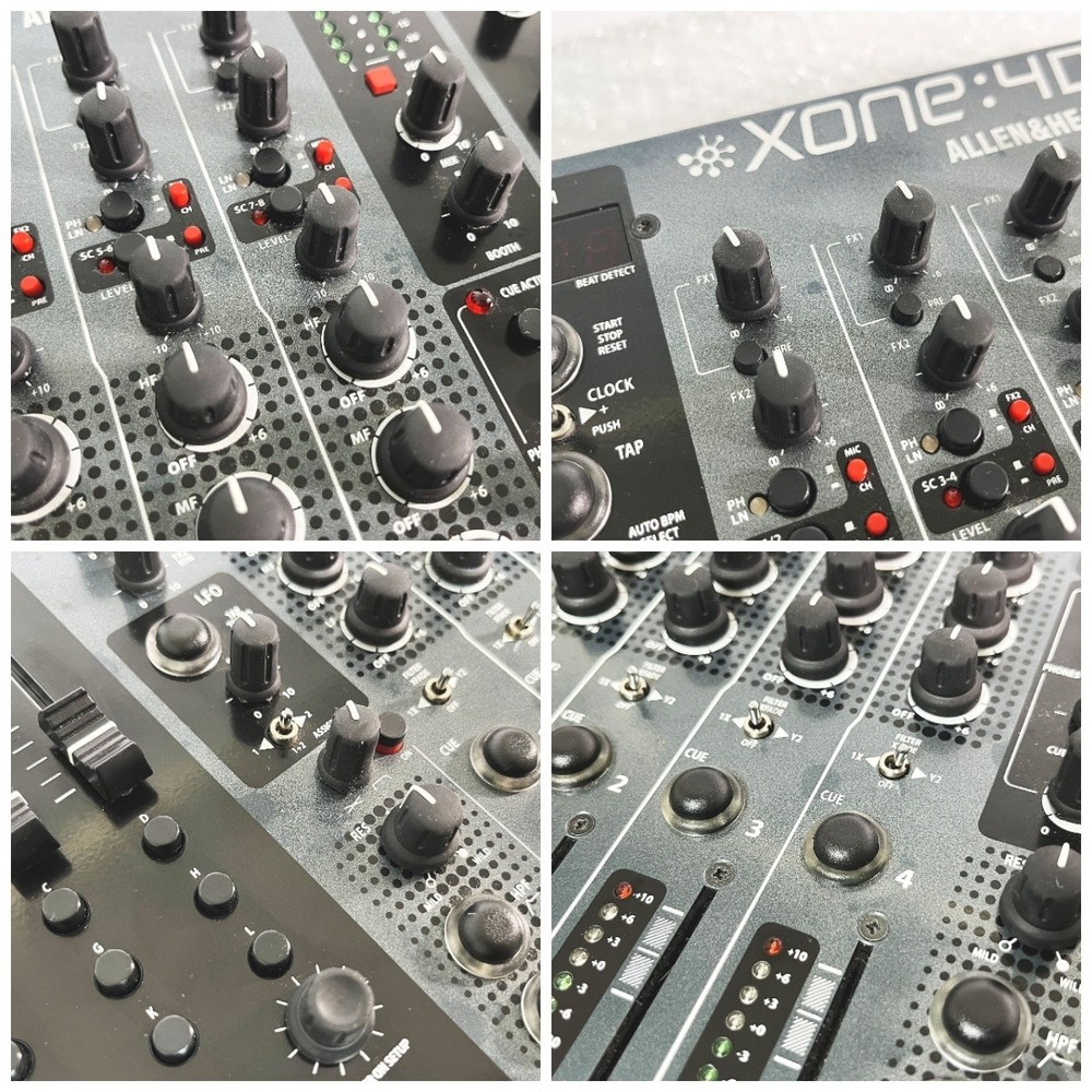ALLEN&HEATH XONE:4D DJ Mixer Controller Audio Interface MIDI DJ Equipment