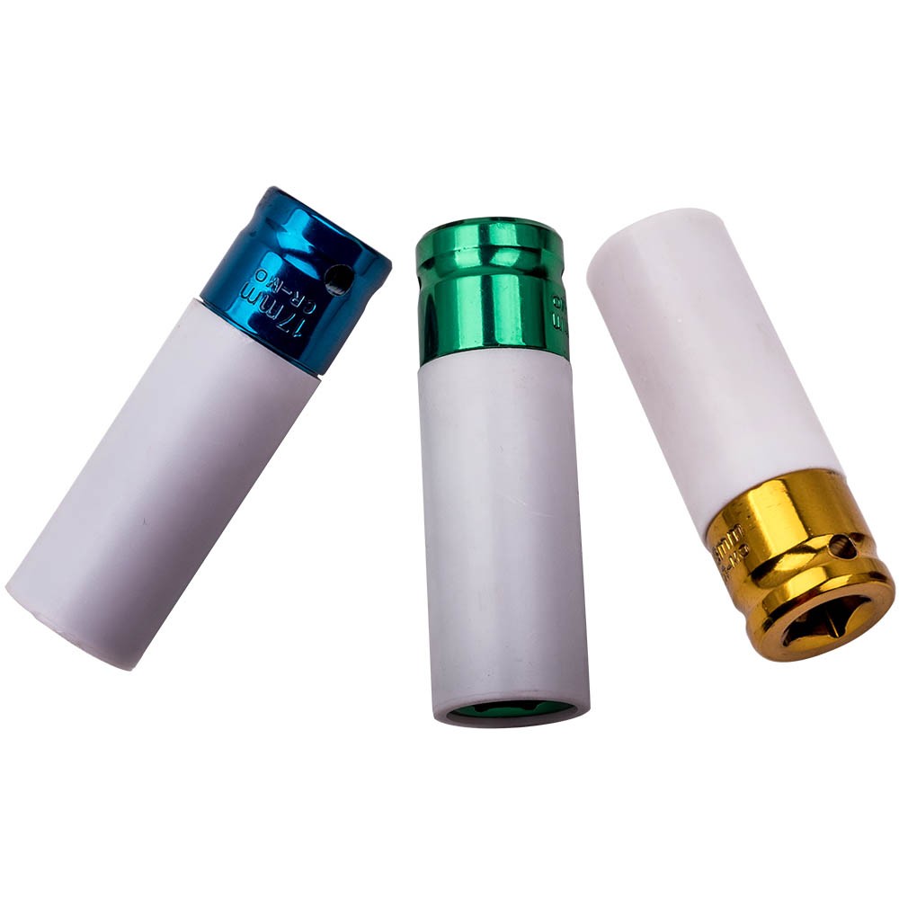 Impact Socket Thin Wall Wheel Protector Lug Nut Remover Installer Tool Kit