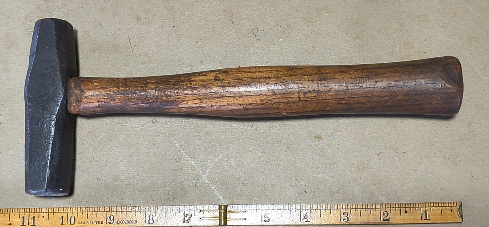 Vintage blacksmith's hammer, double faced