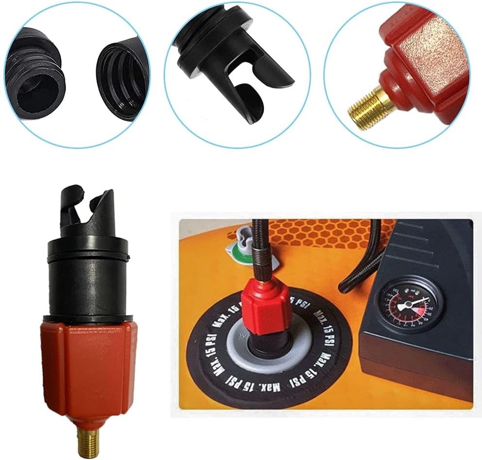Effortless Inflation with Paddle Board Air Valve Converter - Compact Design