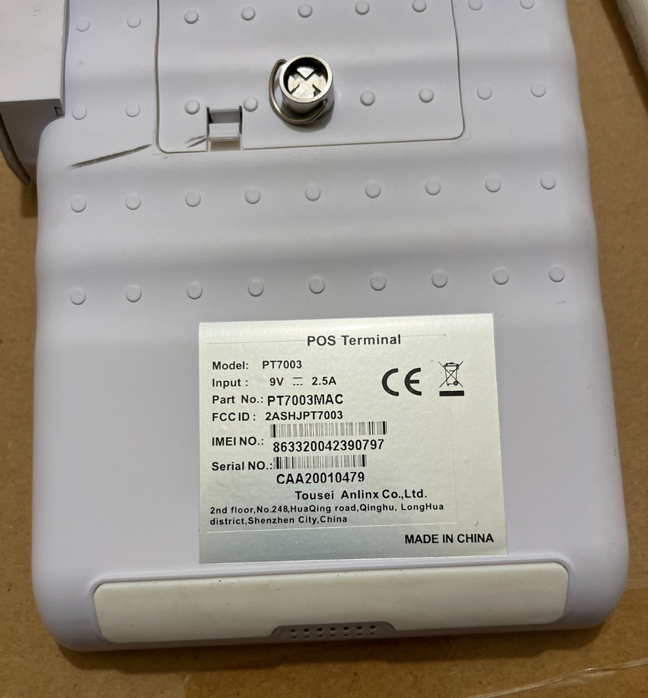All in One android Wifi POS Terminal Tousei PT7003MAC
