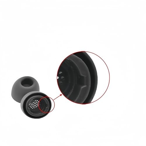 Ear Tips for Galaxy Buds 3 Pro Eartips With galaxy buds3 pro ear tips Black