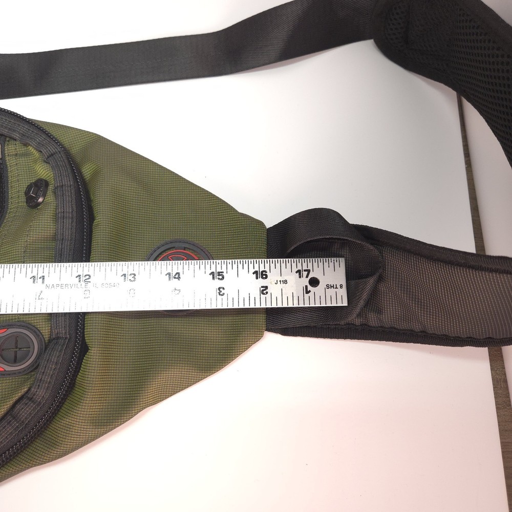 Vanlison Performance Crossbody Sling Daypack Multiple Compartments OD Green