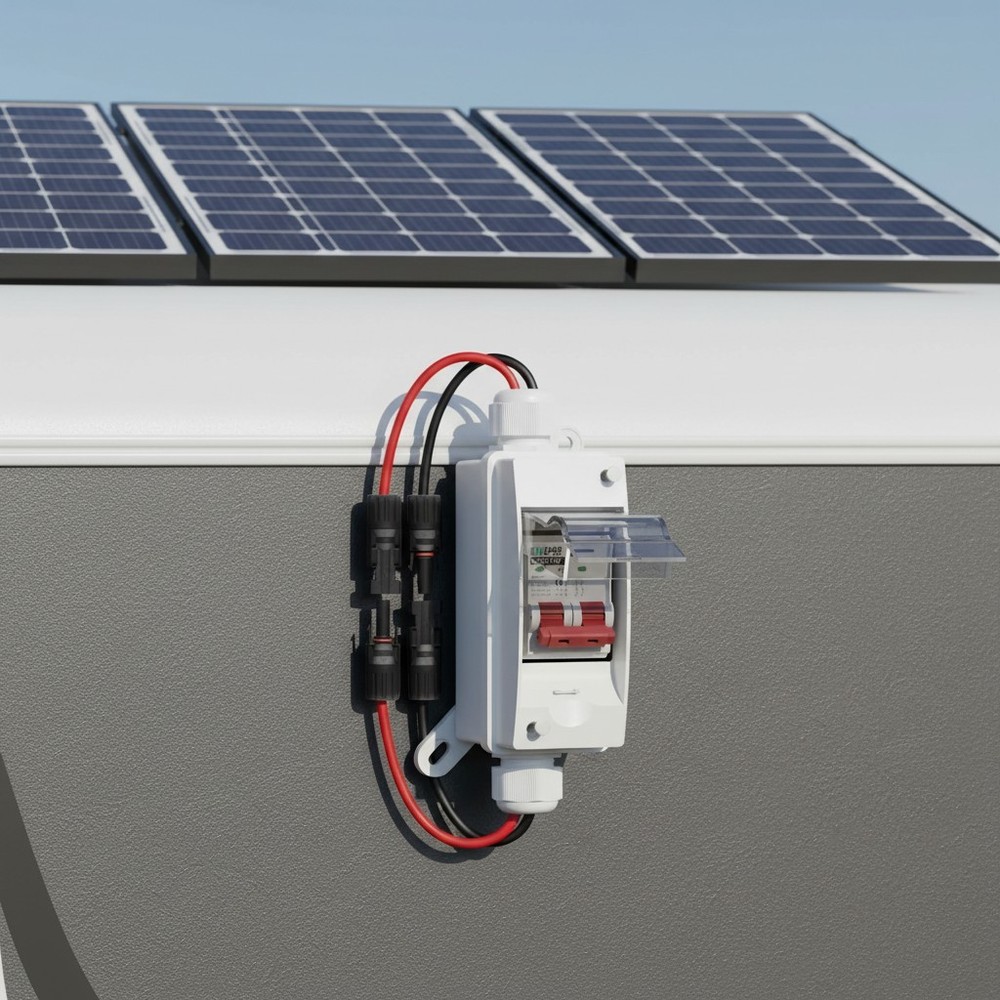 Versatile 32A Disconnect Switch with Waterproof Design - Ideal for Solar Systems