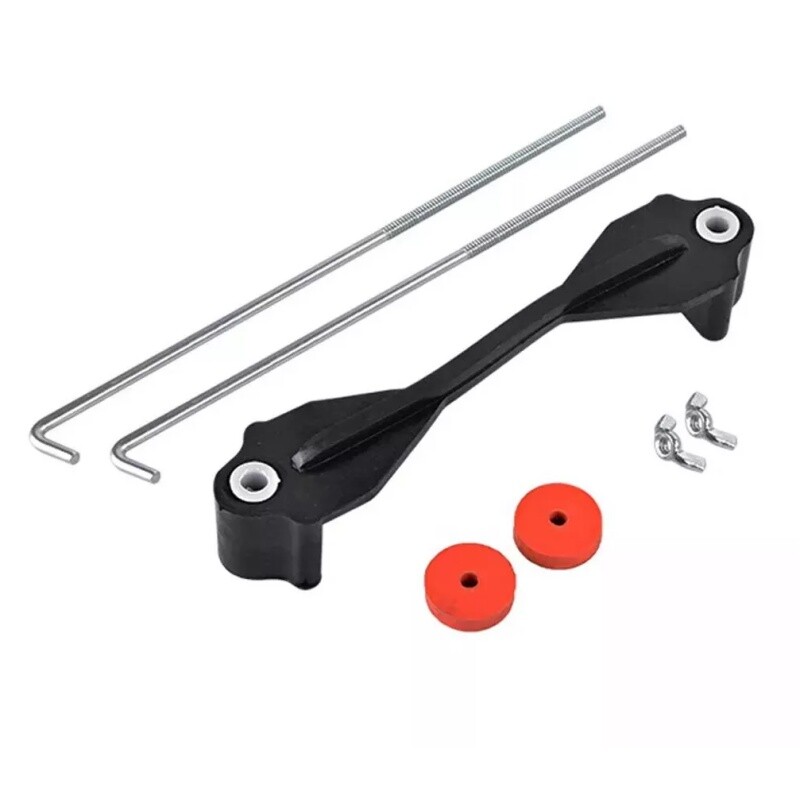 US Car Rubber Battery Hold Down Clamp Tie Down Bracket Hold Down Tool Holder 1x