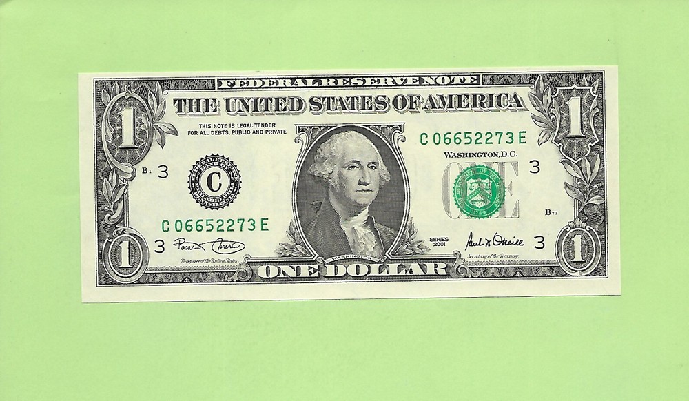 2001 ..UNCIRC $1  C 0665 2273 E .... 2001  $1  C-E       NICE NOTE       FRN