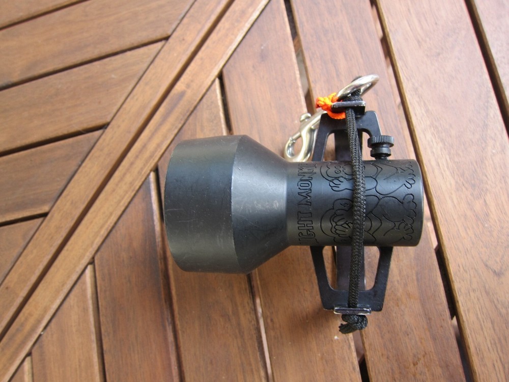 #3 Scuba canister light reflectors with T handle. READ