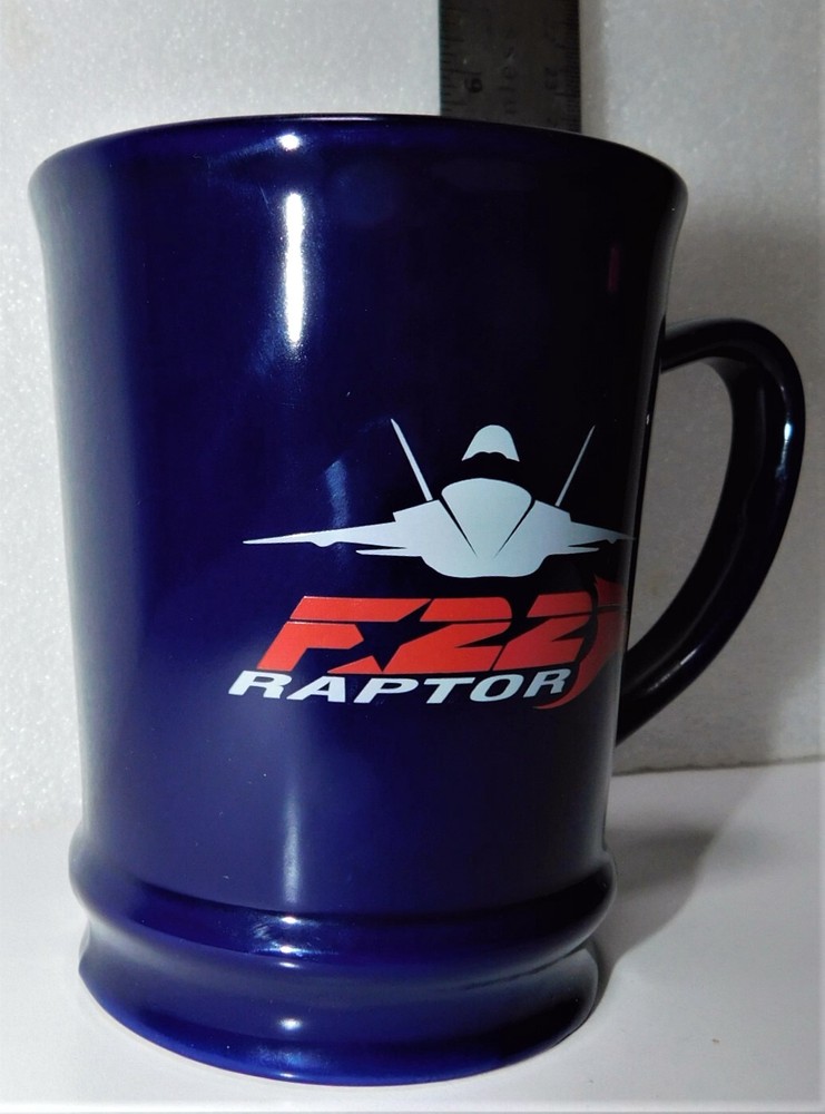 F-22 RAPTOR Advanced Tactical Fighter Coffee Mug Cup Lockheed Boeing Military