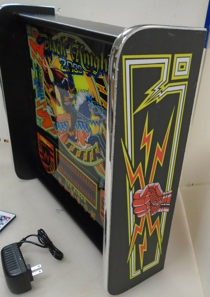 Williams Black Knight 2000 Pinball Head LED Display light box