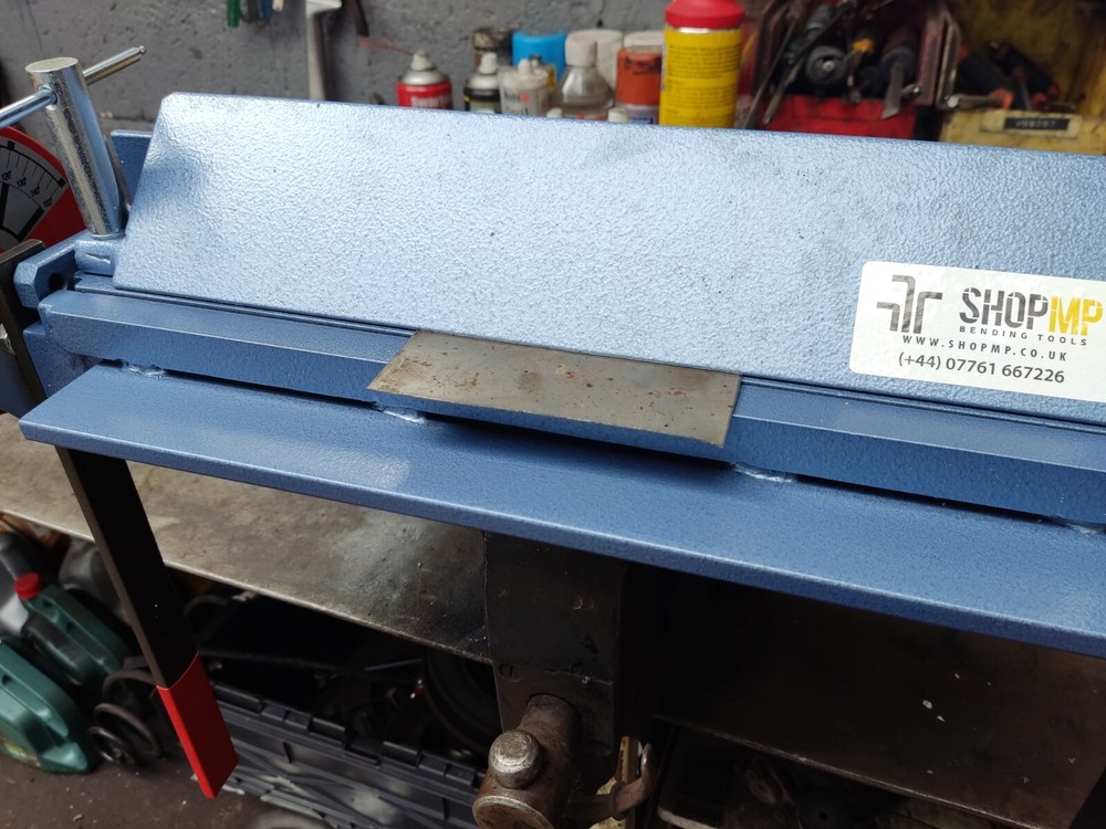 New sheet metal folder 400mm / 3mm + angular scale + angle limiter. Video, Free