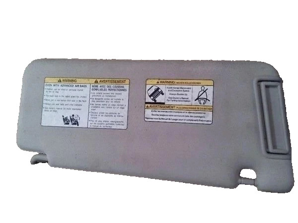 2017-2021 Nissan Armada Front Left Driver Side Sun Visor SunVisor Gray OEM
