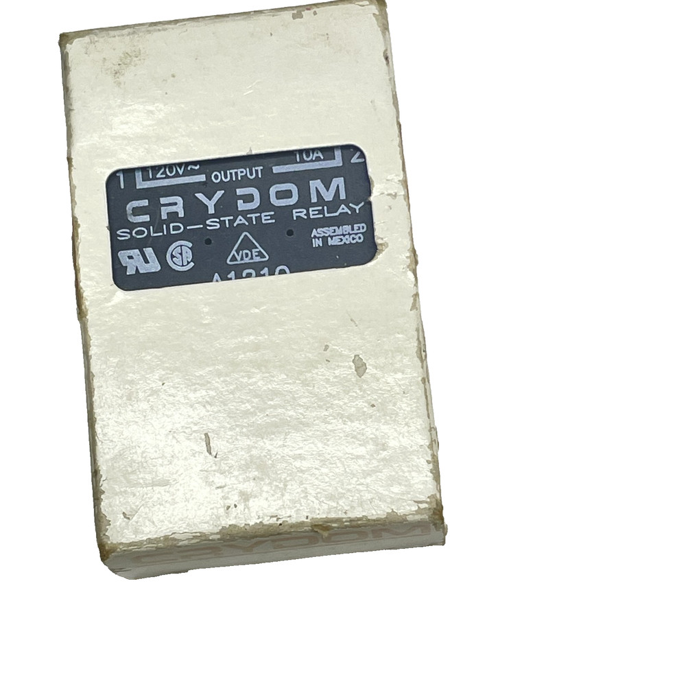 crydom A1210 solid state relay 120vac, 10a 90-280 vac