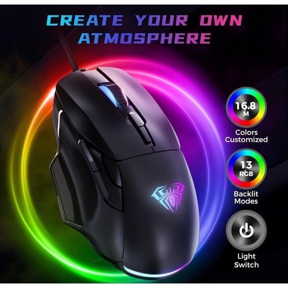 Light Up PC Mouse