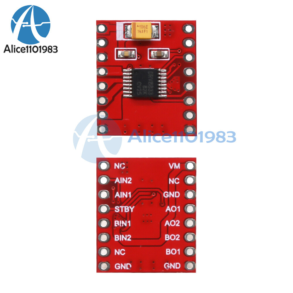 1/2/5/10PCS DRV8833 DC Motor Driver Board Module Dual-bridge Motor Controller