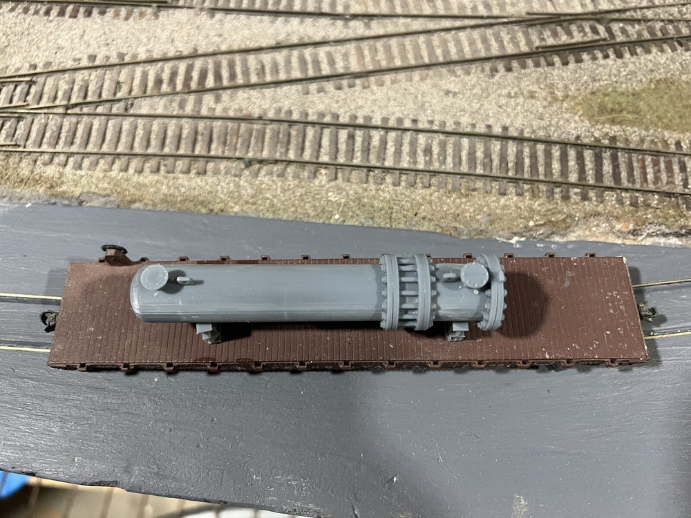 N Scale Flat Car Load Heat Exchanger
