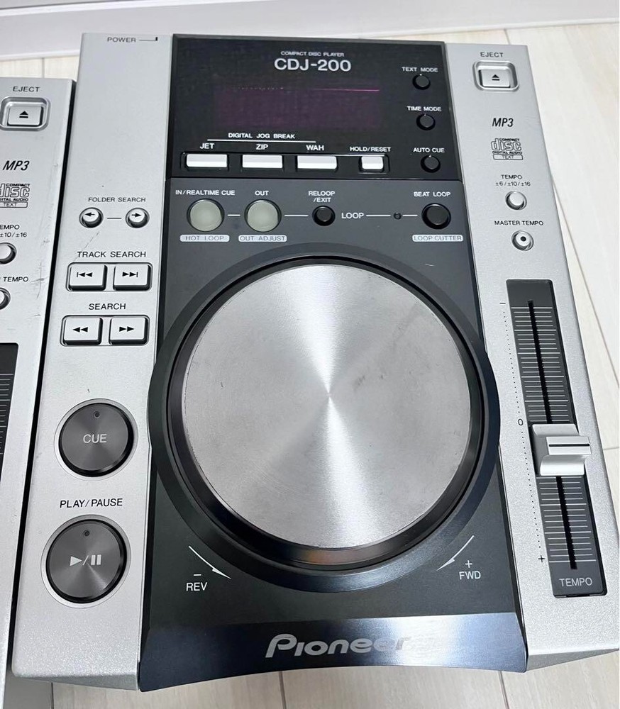Pionner CDJ-200 DJ Turntable Player Controller Mix Loop CD Mp3 JUNK Power Only