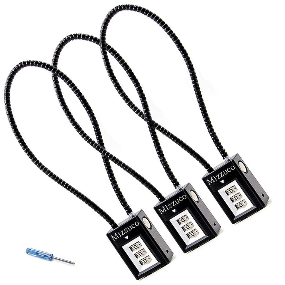 Mizzuco Trigger Lock 3 Digit Combination Gun Lock & Gun Cable Lock Compatible...