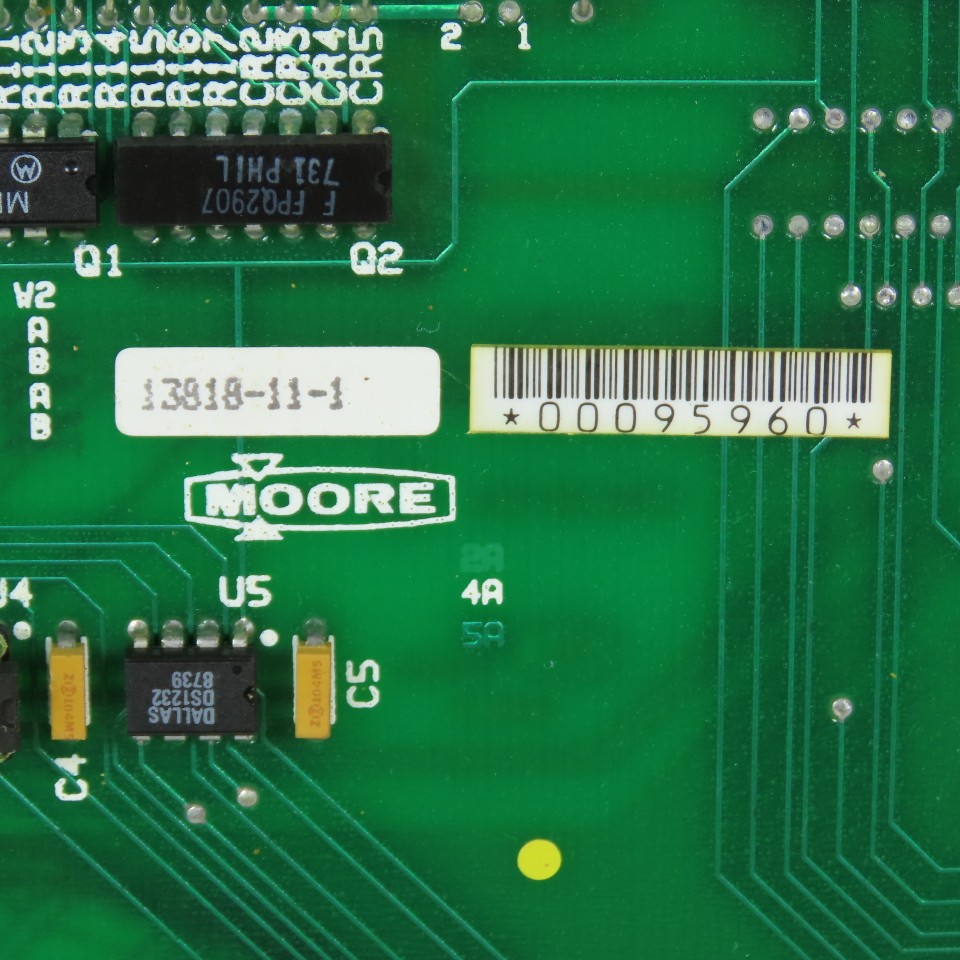 Moore 13818-11-1 Circuit Board Module Data Sentry Backups
