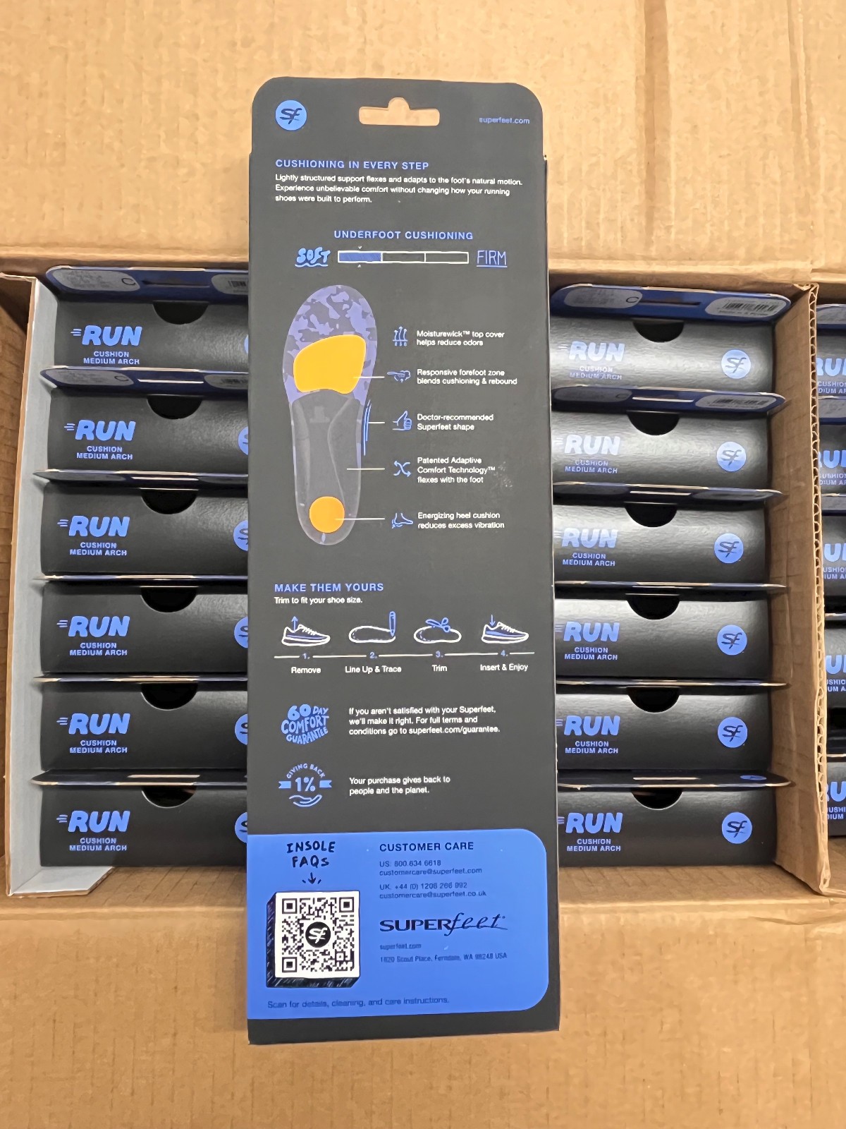 Superfeet RUN SHOE Insoles inserts Various SIZES