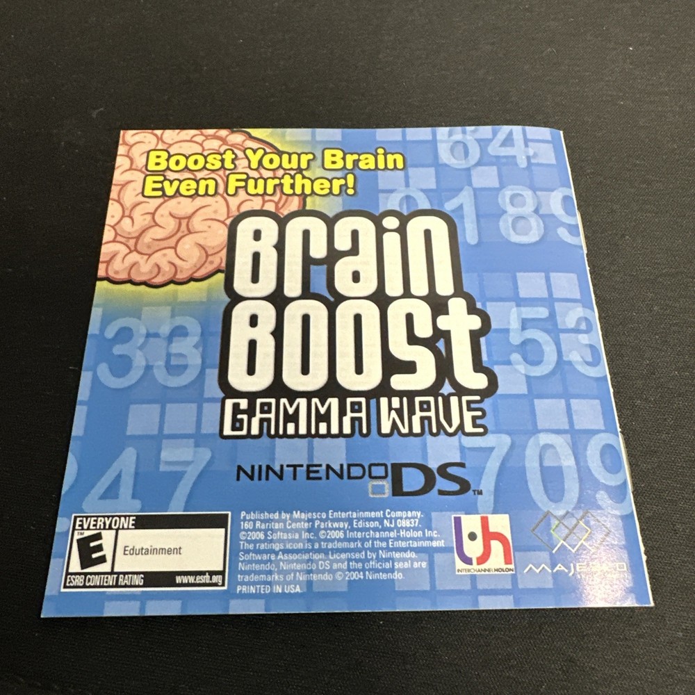 Nintendo, DS, Brain Boost: Beta Wave
