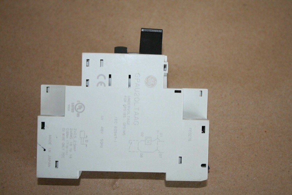 GE GPAU20LTAAG UNDER VOLTAGE RELEASE