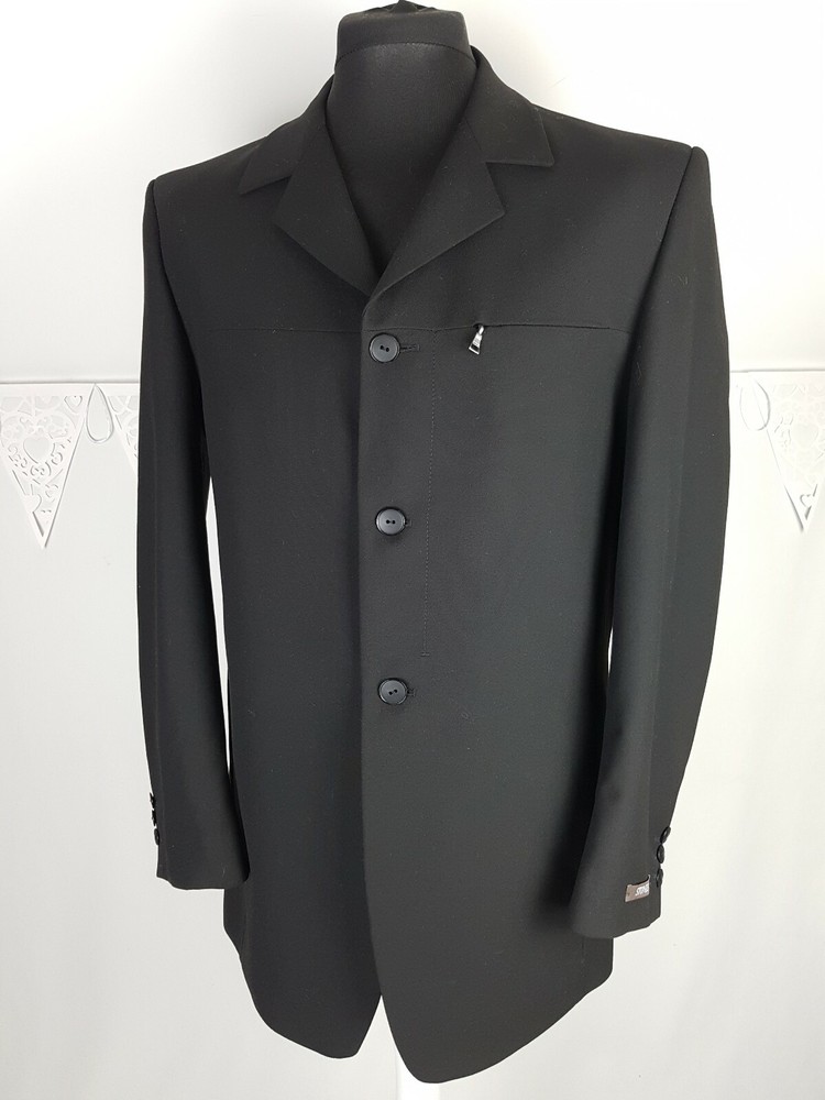 Stones Black Suit Jacket Size 38