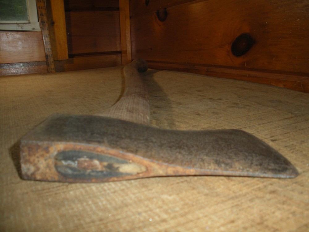 Vintage Rafter Pattern Single Bit Axe