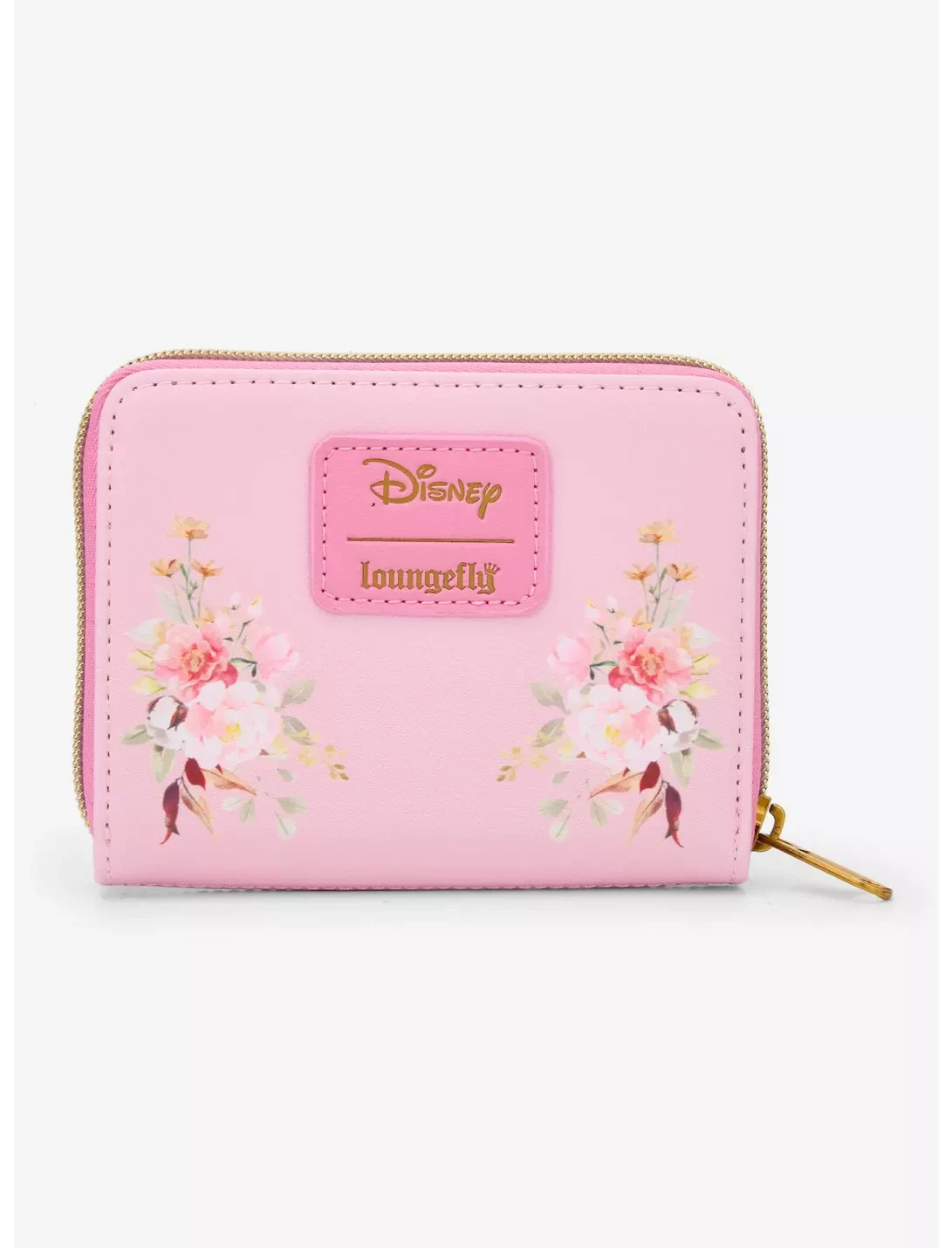 Loungefly Disney Princess Group Floral Zip Around Wallet New Sealed -Belle Ariel