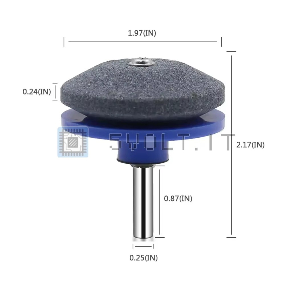 Electric Grinder for Abrasive Lawnmower Sharpening