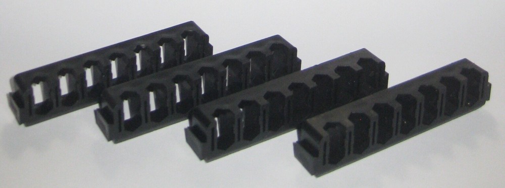 DEWALT TOUGH CASE INSERT BIT HOLDER X4 RACKS BLACK NEW BIT STORAGE RACK NO BITS