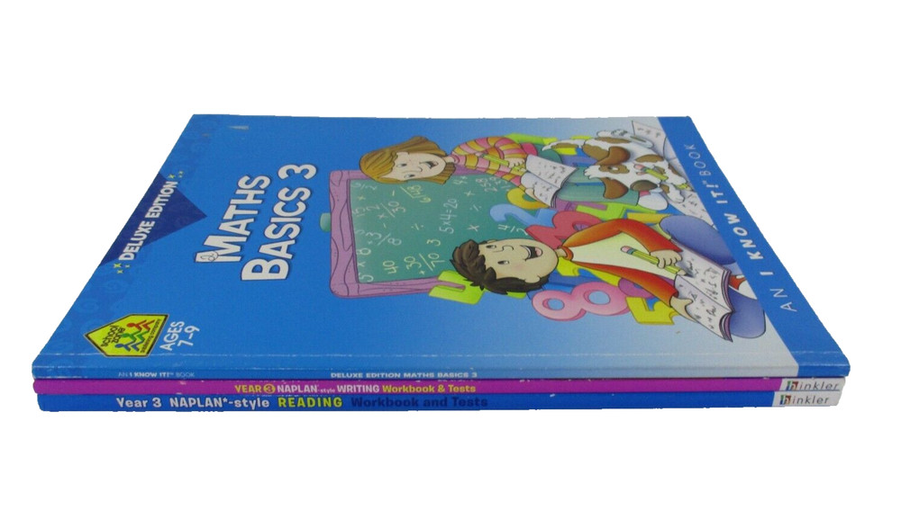 Maths Basics 3 Naplan Writing Naplan Reading Complete with Stickers Educational